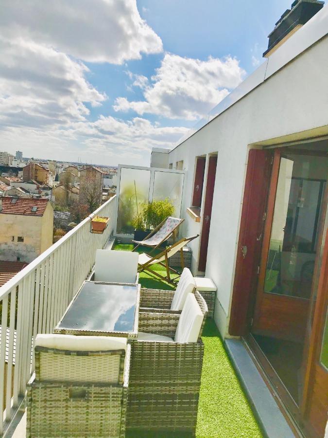 Superior Apartment - Last Floor With Nice View - Next To Metro Croix De Chavaux Line 9 Montreuil  Zewnętrze zdjęcie